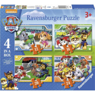 Ravensburger Puzzle Paw Patrol - Dès 3 ans - 12+16+20+24 pièces - Age à partir de 3 ans