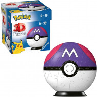 Ravensburger 3D Puzzle Boule Pokémon MasterBall - Dès 6 ans - Age à partir de 6 ans