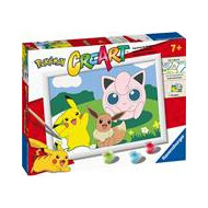 Ravensburger CreArt Pokémon Classe - Peinture par Numéros - Dès 7 ans - Age à partir de 7 ans