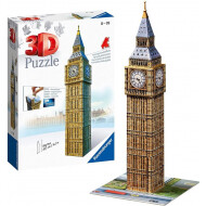 Ravensburger 3D Puzzle Big Ben - Dès 6 ans - Age à partir de 6 ans