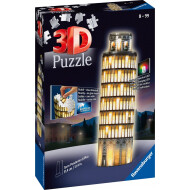 Ravensburger 3D Puzzle Tour de Pise Night Edition - Avec lumière - Dès 6 ans - Age à partir de 6 ans