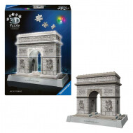 Ravensburger 3D Puzzle Iconics : Arc de Triomphe - Avec Lumière - À partir de 8 ans - 255 pièces - Age à partir de 8 ans