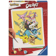 Ravensburger CreArt Junior Série C Pokémon - Peinture par Numéros Enfants - À partir de 12 ans - Age à partir de 12 ans