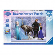 Ravensburger Puzzle Disney Frozen le Royaume de la Reine des Neiges - Dès 6 ans - 100 XXL pièces - Age à partir de 6 ans