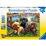 Ravensburger Puzzle Pique-nique des Chiens - Dès 6 ans - 100 pièces - Age à partir de 6 ans