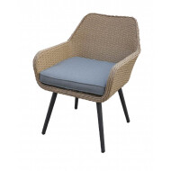 Tuinstoel Yari - Nieuw sinds 30/03/2021 - Kleur Bruin - Materiaal Aluminium,Wicker