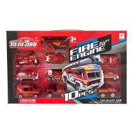 Set de Véhicules de Pompiers - 10 pièces - Marque DDD Toys - Age à partir de 3 ans