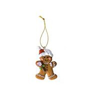 Cintre de Noël pain d'épice avec sucette 9,5cm - Marque DDD Toys - Couleur Brun