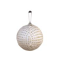 3x boule noël strass M cream - Marque DDD - Couleur Crème