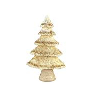 Kerstboom creme en goud l - Merk DDD