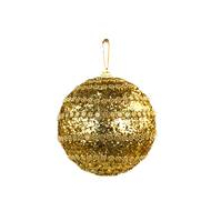 Boule noël spirale fleur L or - Marque DDD - Couleur Or