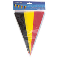 Vlaggenlijn Belgische Driekleur - Zwart/Geel/Rood - 5m