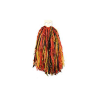 Pom Poms België - 3-kleuren - Zwart/Geel/Rood