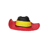 Sombrero Supporter België - Zwart/Geel/Rood