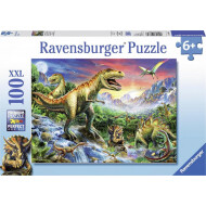 Ravensburger Puzzle Dinosaures - Dès 6 ans - 100 XXL pièces - Age à partir de 6 ans