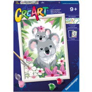 Ravensburger CreArt Koala Mignons - Peinture par Numéros - Dès 9 ans - Age à partir de 9 ans
