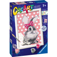 Ravensburger CreArt Lapin - Peinture par Numéros - Dès 7 ans - Age à partir de 7 ans