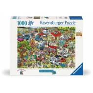 Ravensburger Puzzle Holiday Resort 1 : Camping Cartoon - Dès 14 ans - 1000 pièces - Age à partir de 14 jaar