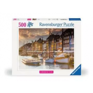 Ravensburger Puzzel Sunset in Kopenhagen - Vanaf 12 Jaar - 500 Stukken - Leeftijd vanaf 12 jaar