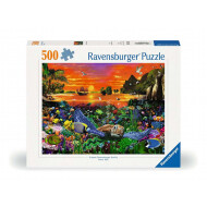 Ravensburger Puzzle Tortue des Récifs - Dès 12 ans - 500 pièces - Age à partir de 12 ans