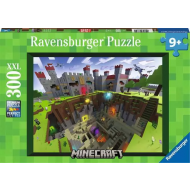 Ravensburger Puzzle Minecraft Coupé - Dès 9 ans - 300 pièces - Age à partir de 9 ans