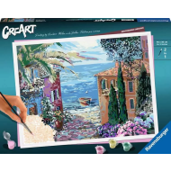 Ravensburger CreArt Mediterranean Landscape - Schilderen op Nummer - 12 Jaar - Leeftijd vanaf 12 jaar