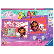 Ravensburger CreArt Gabby's Dollhouse - Peinture par Numéros - Dès 5 ans - Age à partir de 5 ans