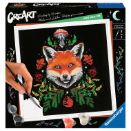 Ravensburger CreArt Pixie Cold Raton Laveur - Peinture par Numéros - Dès 12 ans - Age à partir de 12 ans