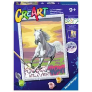 Ravensburger CreArt Cheval au Coucher du Soleil - Peinture par Numéros - Dès 9 ans - Age à partir de 9 ans