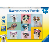 Ravensburger Puzzle Chiens Rigolos - Dès 7 ans - 150 pièces XXL - Age à partir de 7 ans