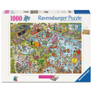Ravensburger Puzzle Holiday Resort 3 : La Piscine - Dès 14 ans - 1000 pièces - Age à partir de 14 jaar