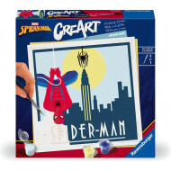 Ravensburger CreArt Square Spiderman - Peinture par numéros - Dès 12 ans - Age à partir de 12 ans