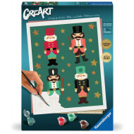 Ravensburger CreArt Christmas Nutcracker Delight - Peinture par numéros - Dès 12 ans - Age à partir de 12 ans