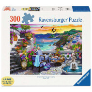 Ravensburger Puzzle Coucher de Soleil à Santorin - Dès 9 ans - 300 pièces - Age à partir de 9 ans