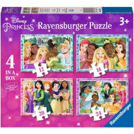 Ravensburger Puzzle Disney Princess Sois Qui Tu Veux Être - Dès 3 ans - 12+16+20+24 pièces - Age à partir de 3 ans