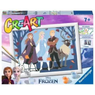 Ravensburger CreArt Disney Frozen Meilleures Amies - Peinture par Numéros - Dès 7 ans - Age à partir de 7 ans