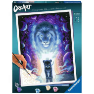 Ravensburger CreArt Editions @Jojoesart Lion - Schilderen op Nummer - 12 Jaar - Leeftijd vanaf 12 jaar