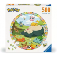 Ravensburger Puzzle Pokémon Rond - Dès 9 ans - 500 pièces - Age à partir de 9 ans