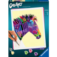 Ravensburger CreArt Zèbre - Peinture par Numéros - Dès 12 ans - Age à partir de 12 ans