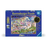 Ravensburger Puzzle Licorne Fantastique Star Line - Dès 8 ans - 200 XXL pièces - Age à partir de 8 ans
