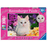 Ravensburger Puzzle Chaton Éblouissant - Dès 6 ans - 100 pièces XXL - Age à partir de 6 ans