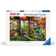 Ravensburger Puzzle Salon de Thé dans Jardin Japonais - Dès 14 ans - 1000 pièces - Age à partir de 14 jaar