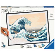 Ravensburger CreArt Hokusai: The Great Wave - Schilderen op Nummer - 12 Jaar - Leeftijd vanaf 12 jaar