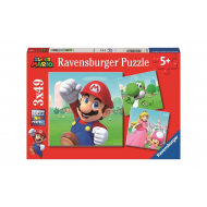 Ravensburger Puzzle Super Mario - Dès 5 ans - 3x49 pièces - Age à partir de 5 ans