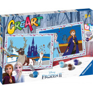 Ravensburger CreArt Frozen 2 Amies pour la Vie - Peinture par Numéros - Dès 5 ans - Age à partir de 5 ans