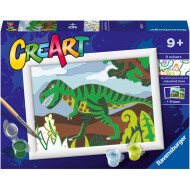 Ravensburger CreArt Dinosaure - Peinture par Numéros - Dès 9 ans - Age à partir de 9 ans