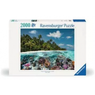 Ravensburger Puzzle Plongée aux Maldives - Dès 14 ans - 2000 pièces - Age à partir de 14 jaar