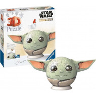 Ravensburger 3D Puzzle Mandalorian Grogu avec Oreilles - Dès 6 ans - Age à partir de 6 ans