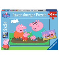 Ravensburger Puzzle Peppa Pig - Dès 4 ans - 2x24 pièces - Age à partir de 4 ans