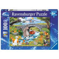 Ravensburger Puzzle Disney Famille Amis Animaux - Dès 6 ans - 100 XXL pièces - Age à partir de 6 ans